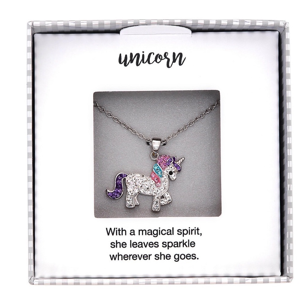 🆕🦄Chrystal Unicorn Pendant Necklace 🦄